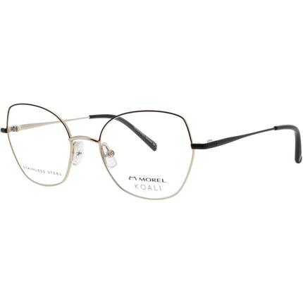 Koali-Morel Women's Eyeglasses - Black/Gold Full Rim Butterfly Frame | 20094K ND07 ,