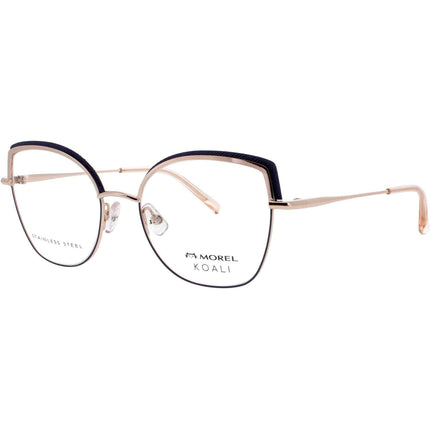Koali-Morel Women's Eyeglasses - Rose Gold/Black Full Rim Cat Eye Frame | 20111K BP12 ,