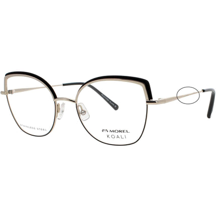 Koali-Morel Women's Eyeglasses - Black/Gold Full Rim Cat Eye Shape Frame | 20111K ND10 ,
