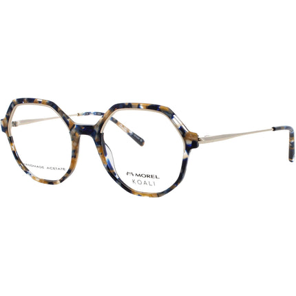Koali-Morel Women's Eyeglasses - Blue/Brown/Gold Full Rim Octagon Frame | 20113K BD05 ,