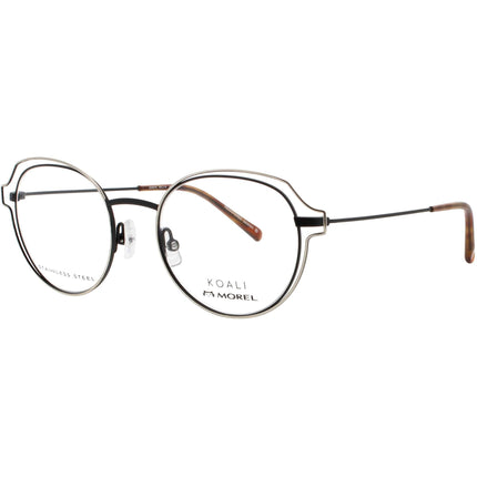 Koali-Morel Women's Eyeglasses - Gold/Black/Brown Plastic/Metal Frame | 20061K DN11 ,