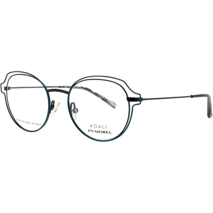 Koali-Morel Women's Eyeglasses - Teal/Black Metal/Plastic Full Rim Frame | 20061K VB10 ,