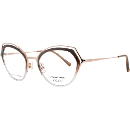 Koali-Morel Women's Eyeglasses - Brown/Rose Gold/Crystal Full Rim Frame | 20080K MP03 ,
