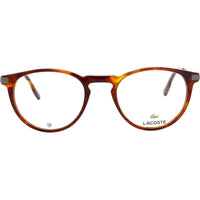 Lacoste Men's Eyeglasses - Oval Havana Blonde Acetate Full Rim Frame | L2941 218 ,
