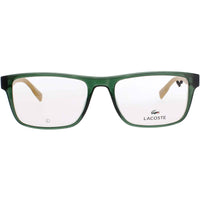 Lacoste Men's Eyeglasses - Transparent Green Plastic Full Rim Frame | L2973 301 ,