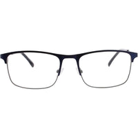 Lacoste Men's Eyeglasses - Square Matte Blue/Grey Metal Full Rim Frame | L2252 424 ,