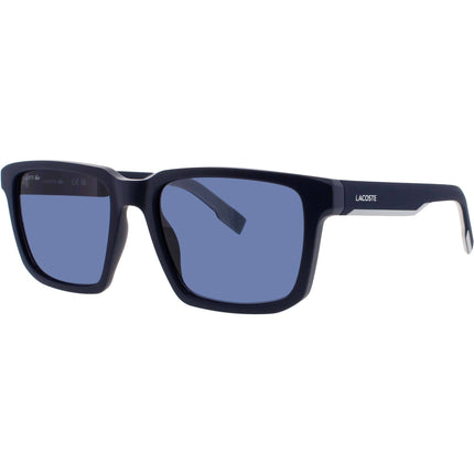 Lacoste Men's Sunglasses - Square Matte Blue Plastic Full Rim Frame | L999S 401 ,