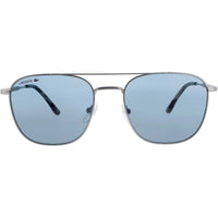 Lacoste Unisex Sunglasses - Navigator Silver Azure Metal Full Rim Frame | L269S 046 ,