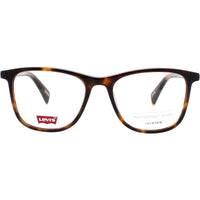 Levi's Unisex Eyeglasses - Square Havana Plastic Full Rim Frame | LV 1003 05L ,