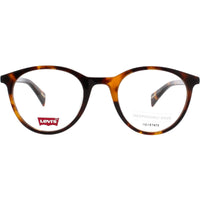 Levi's Unisex Eyeglasses - Oval Shape Havana Plastic Full Rim Frame | LV 1005 05L ,