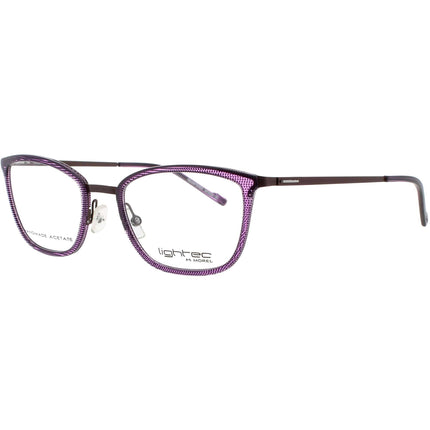 Lightec-Morel Men's Eyeglasses - Cat Eye Violet Acetate Full Rim Frame | 30055L PR06 ,