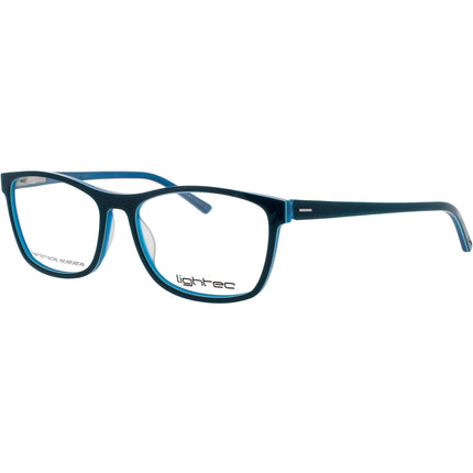 Lightec-Morel Men's Eyeglasses - Dark Blue Acetate Full Rim Frame | 7670L BB021 ,