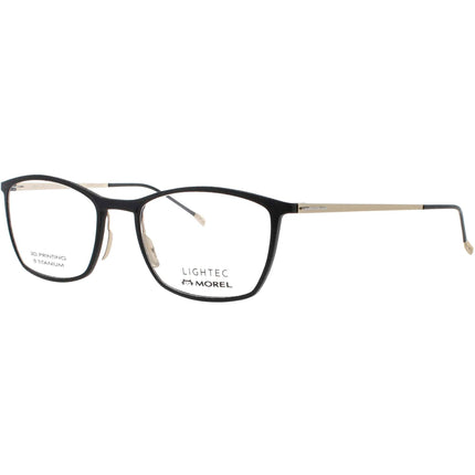 Lightec-Morel Men's Eyeglasses - Black/Beige Beta Titanium Frame | 30074L ND13 ,