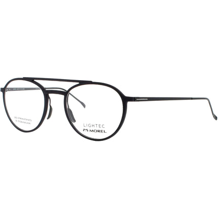 Lightec-Morel Men's Eyeglasses - Navigator Black Beta Titanium Frame | 30070L GG02 ,