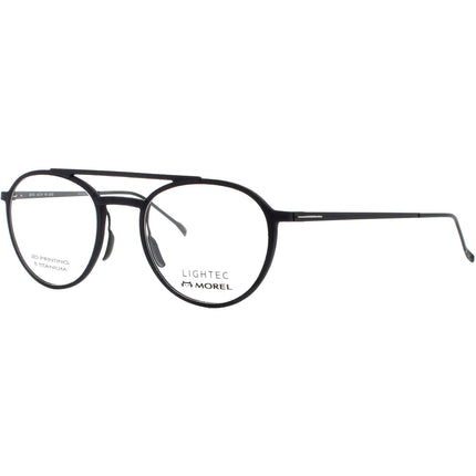 Lightec-Morel Men's Eyeglasses - Navigator Dark Grey Full Rim Frame | 30071L GG06 ,