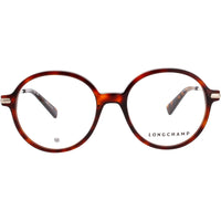 Longchamp Women's Eyeglasses - Round Dark Havana Acetate Full Rim Frame | LO2736 242 ,
