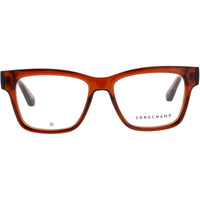 Longchamp Women's Eyeglasses - Transparent Rust Plastic Full Rim Frame | LO2737 830 ,