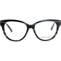 Longchamp Women's Eyeglasses - Petrol Horn Acetate Full Rim Frame | LO2698 426 ,