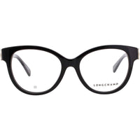 Longchamp Women's Eyeglasses - Cat Eye Black Acetate Full Rim Frame | LO2714 001 ,