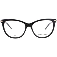 Longchamp Women's Eyeglasses - Cat Eye Black Acetate Full Rim Frame | LO2727 001 ,