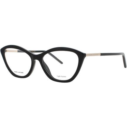 Marc Jacobs Women's Eyeglasses - Cat Eye Black Acetate Full Rim Frame | MARC 707 807 ,