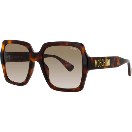 Moschino Women's Sunglasses - Havana Acetate Full Rim Frame | MOS127/S/US 05L/9K ,