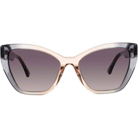 Moschino Women's Sunglasses - Butterfly Grey Ochre Acetate Frame | MOS155/S MQE/9O ,