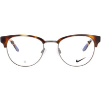 Nike Unisex Eyeglasses - Soft Tortoise/Gunmetal Acetate Full Rim Frame | 8402 240 ,
