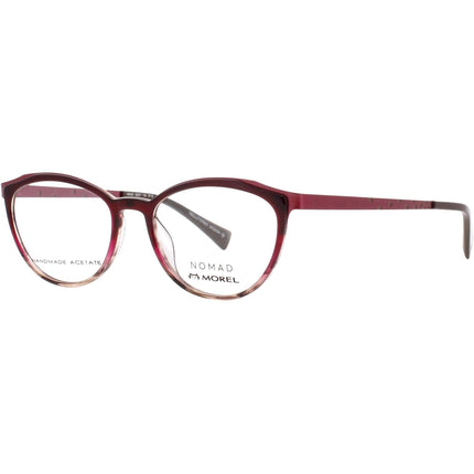 Nomad-Morel Unisex Eyeglasses - Round Tortoise/Fuchsia Acetate Frame | 40043S SP05 ,