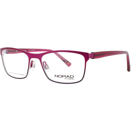 Nomad-Morel Women's Eyeglasses - Fuchsia Purple Stainless Steel Frame | 2751N PP054 ,