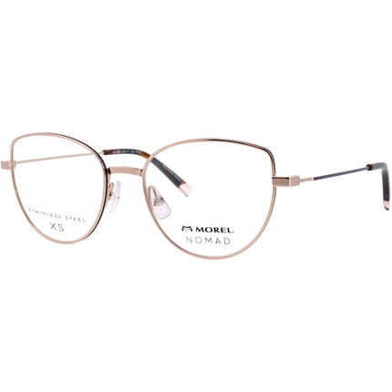 Nomad-Morel Women's Eyeglasses - Cat Eye Pink Stainless Steel Frame | 40159N PP05 ,