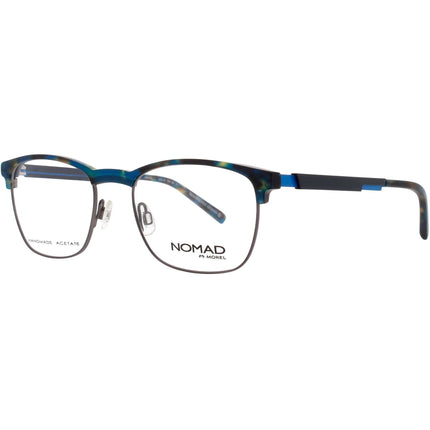 Nomad-Morel Women's Eyeglasses - Square Blue Acetate Full Rim Frame | 40013N BB01 ,