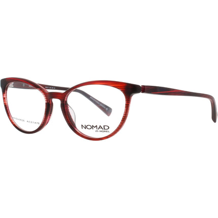 Nomad-Morel Women's Eyeglasses - Red/Brown Acetate Full Rim Frame | 40037N RR03 ,