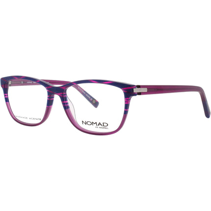 Nomad-Morel Women's Eyeglasses - Square Purple Acetate Full Rim Frame | 2884N PP023 ,