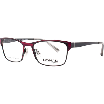 Nomad-Morel Women's Eyeglasses - Pink/Black Stainless Steel Frame | 2888N PG042 ,