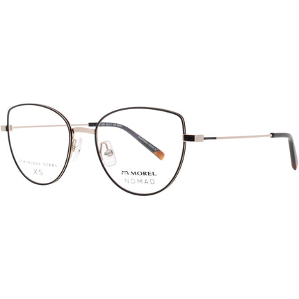 Nomad-Morel Women's Eyeglasses - Cat Eye Black Stainless Steel Frame | 40159N ND04 ,