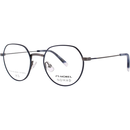 Nomad-Morel Women's Eyeglasses - Geometric Blue/Grey Full Rim Frame | 40160N BG09 ,