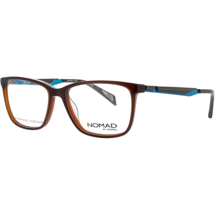 Nomad-Morel Women's Eyeglasses - Square Brown Acetate Full Rim Frame | 2549N MB063 ,