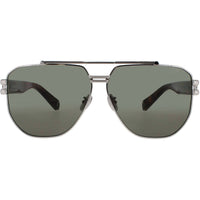 Philipp Plein Men's Sunglasses - Palladium/Black Acetate/Metal Frame | SPP185 0K07 ,