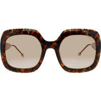 Philipp Plein Women's Sunglasses - Shiny Leopard Acetate Frame | SPP065S 0LEO ,