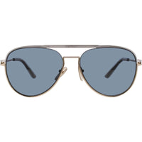 Prada Men's Sunglasses - Aviator Gold/Silver Metal Full Rim Frame | PR 54ZS 17F09T ,