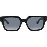 Prada Unisex Sunglasses - Square Shiny Black Acetate Full Rim Frame | PR 03ZS 1AB06T ,