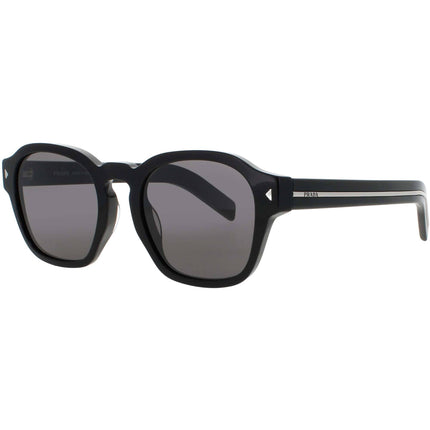 Prada Women's Sunglasses - Black/Silver Acetate Full Rim Frame | PR A16SF 16K731 ,