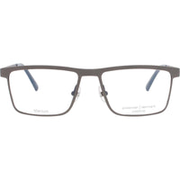 Prodesign Men's Eyeglasses - Square Matte Silver Titanium Full Rim Frame | 1448 1021 ,