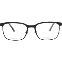 Prodesign Men's Eyeglasses - Square Matte Black Titanium Full Rim Frame | 1450 6021 ,