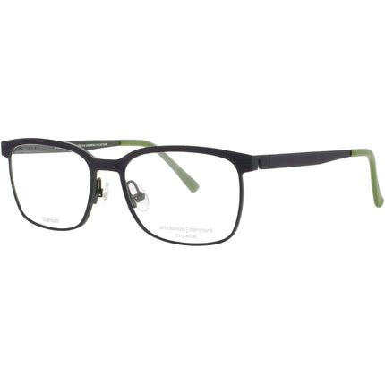 Prodesign Men's Eyeglasses - Matte Anthracite Titanium Full Rim Frame | 1450 6621 ,