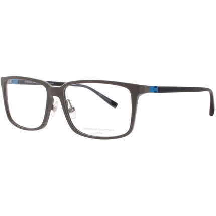 Prodesign Men's Eyeglasses - Matte Light Grey Acetate Full Rim Frame | 66161 6511 ,