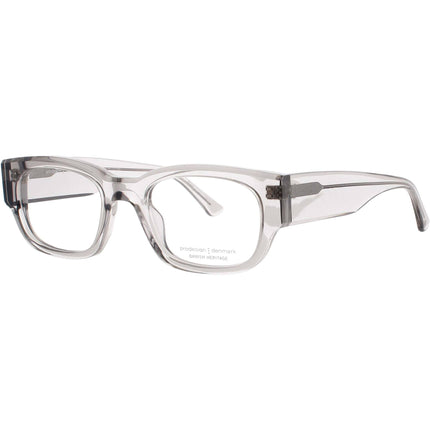 Prodesign Unisex Eyeglasses - Transparent Grey Acetate Full Rim Frame | CUT 1 6525 ,