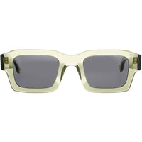 Prodesign Unisex Sunglasses - Transparent Olive Green Acetate Frame | LAPIS 9625 ,