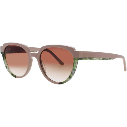Prodesign Women's Sunglasses - Oval Creme Acetate Full Rim Frame | SOMMER 1 1422 ,